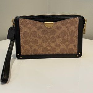Coach Colorblock Signature Wristlet